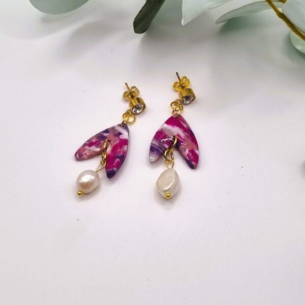 Vijola listek s perlico